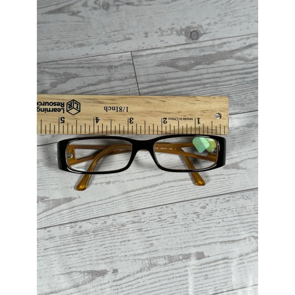 VOGUE VO 2537 1539 BROWN / Black Orange AUTHENTIC EYEGLASSES 50-15-130